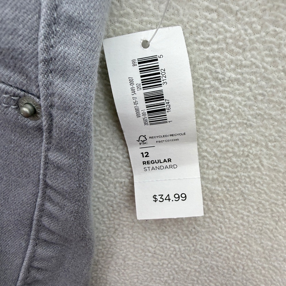 Old Navy Rockstar Jeggings Women 12 Gray Mid-Rise Slimming Waistband NWT - Picture 3 of 9
